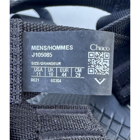Chaco Strappy Comfort Walking Sandals Black #J105085 Men’s Size:11 main image 5